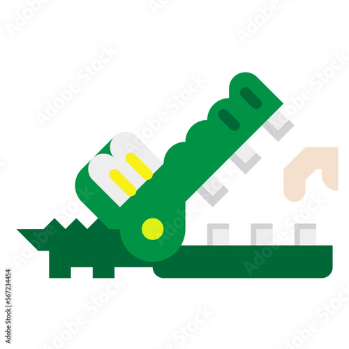 crocodile dentist icon