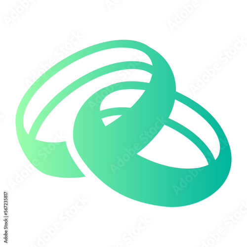 wedding gradient icon