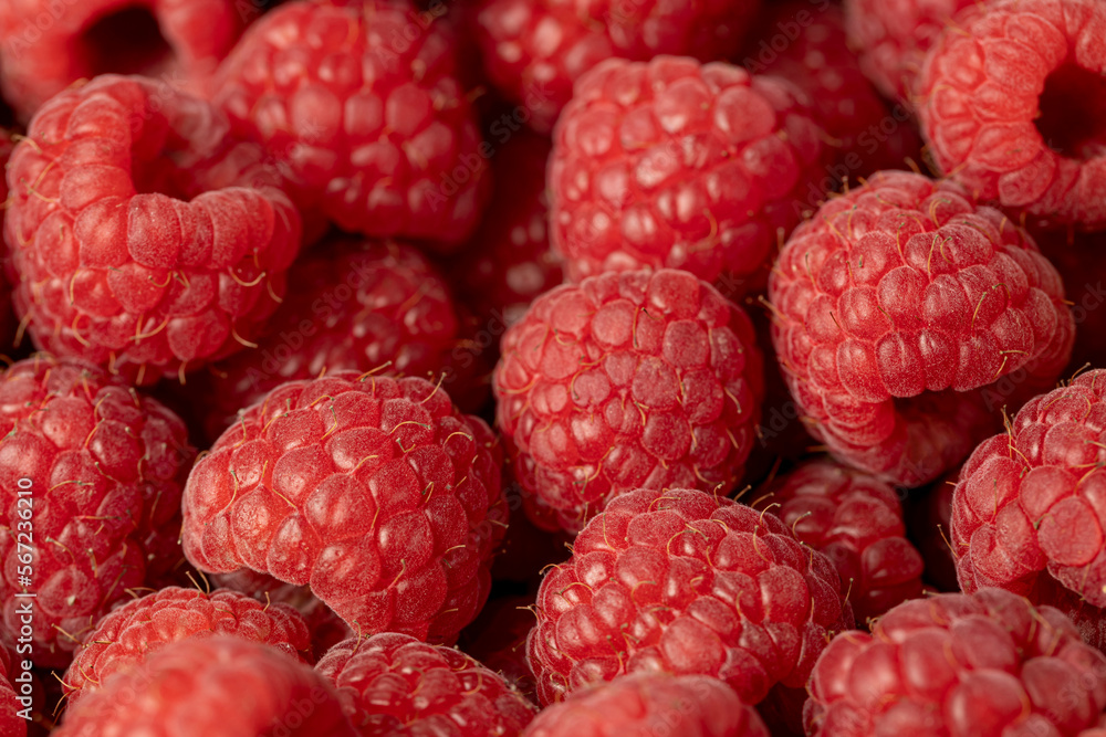 Juicy sweet bio raspberry close up. Juicy sweet bio raspberry close up.