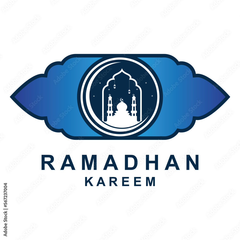 ramadan logo vector, ramadan flyer image with template illustration ramadan logo vector, ramadan flyer image with template illustration