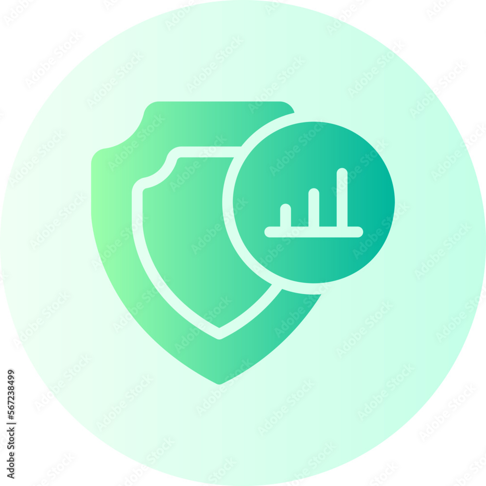 graph gradient icon graph gradient icon