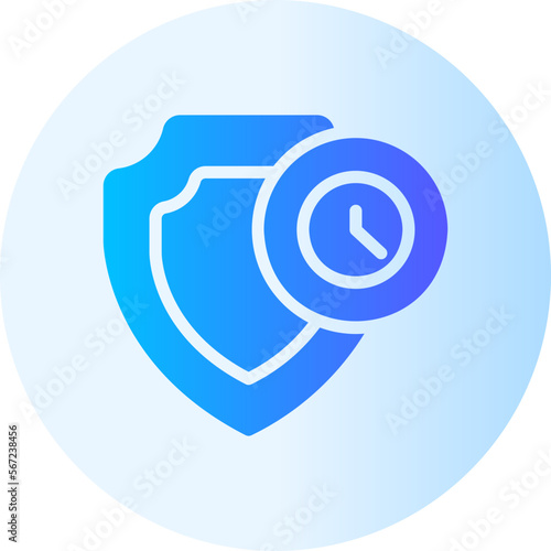 time gradient icon