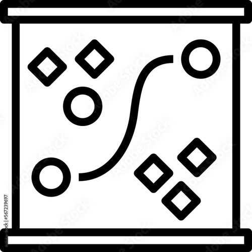 tactic modern line style icon