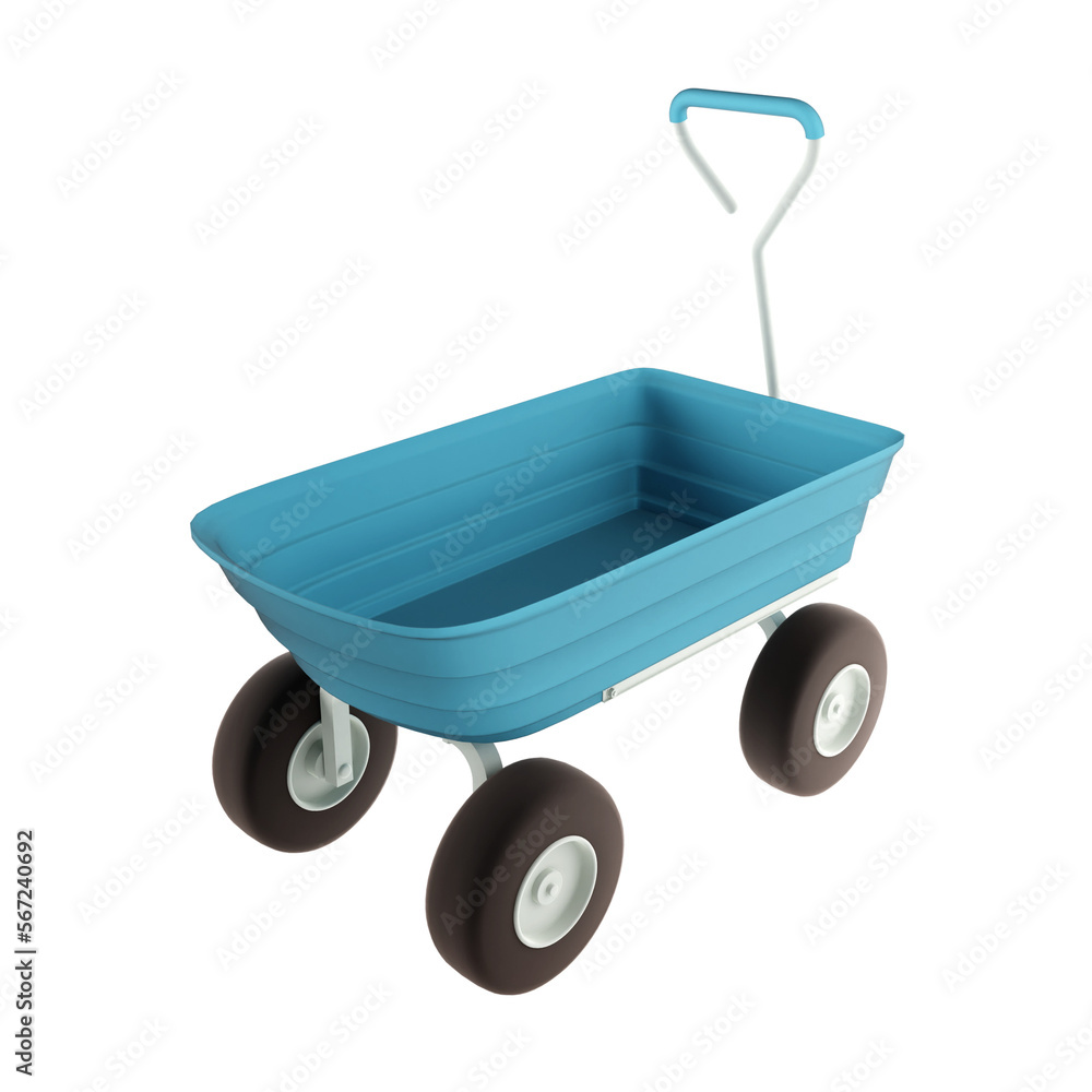 wheelbarrow on white wheelbarrow on white