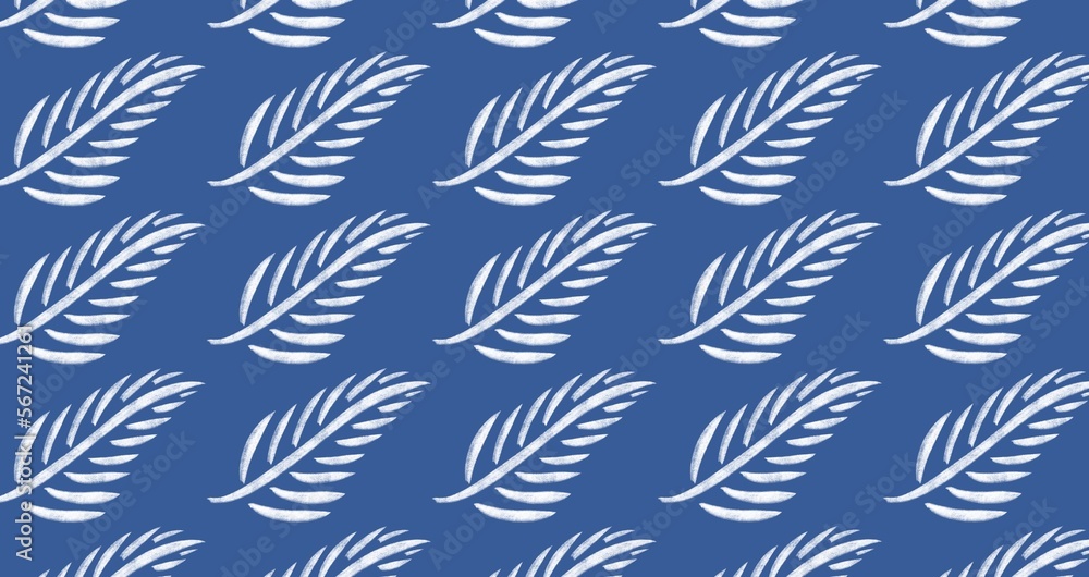 Leaves pattern with background Leaves pattern with background