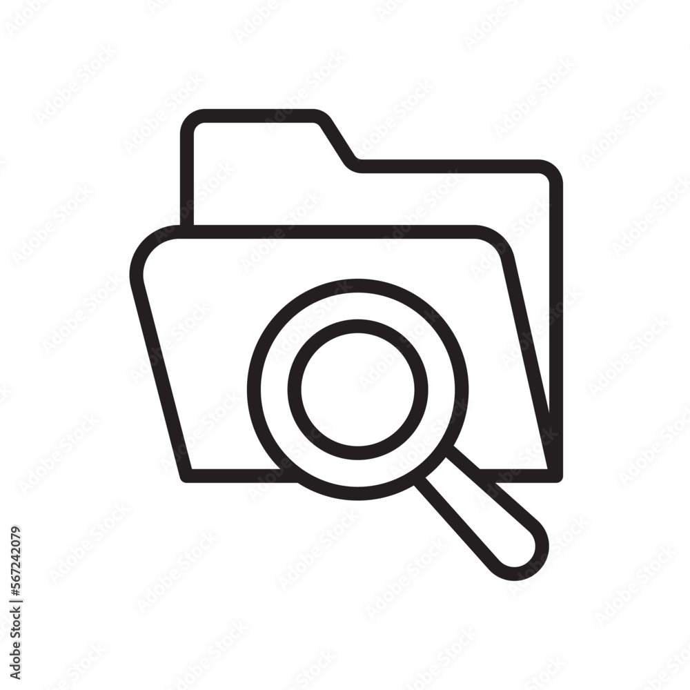 file search icon design vector template file search icon design vector template