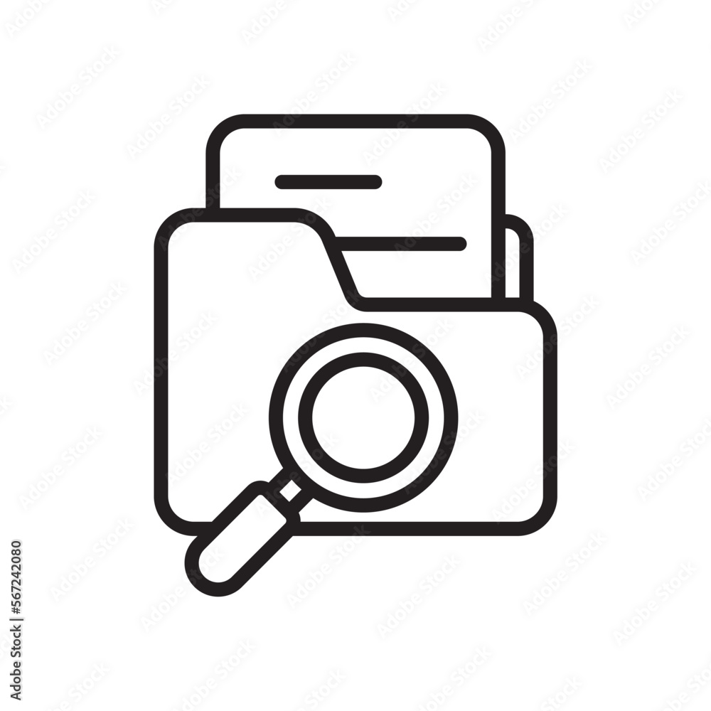 file search icon design vector template file search icon design vector template