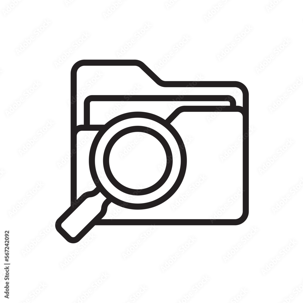 file search icon design vector template file search icon design vector template