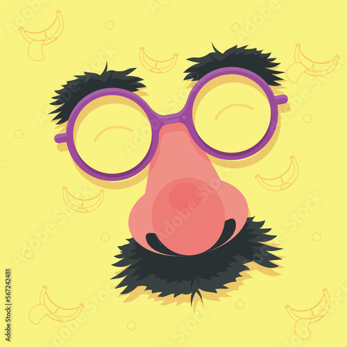 fools day comic mask