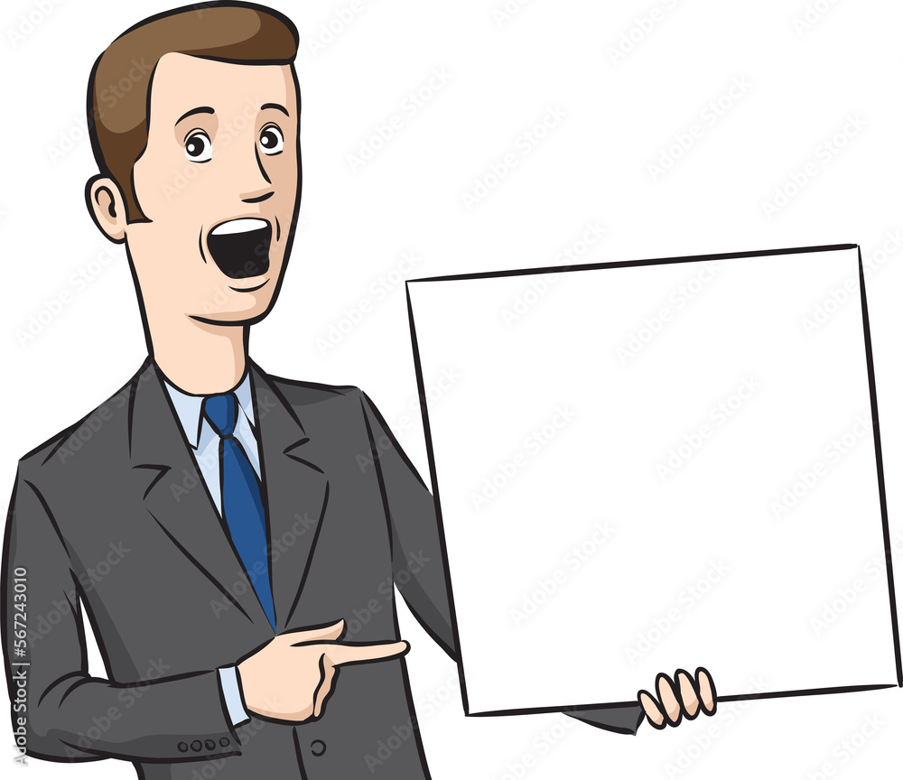 businessman surprised pointing at blank placard - PNG image with transparent background businessman surprised pointing at blank placard - PNG image with transparent background