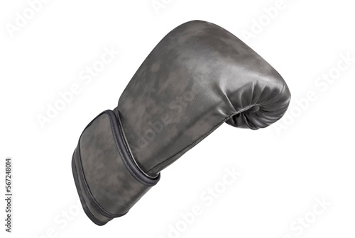 Boxing gloves isolated on white background. Competition concept © Aleksei