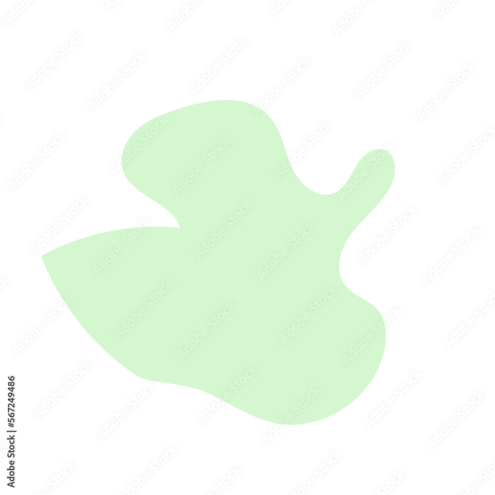 Pastel Abstract Shape Blob Decor Pastel Abstract Shape Blob Decor