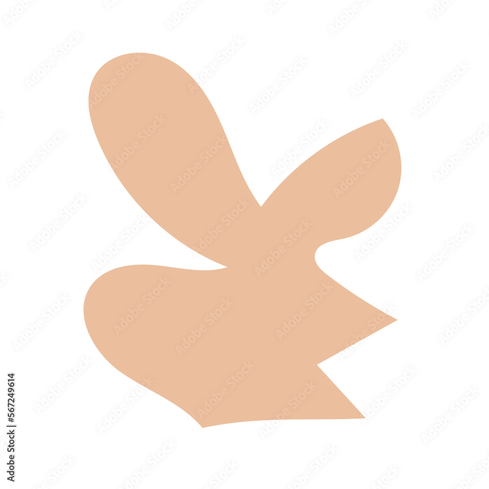 Pastel Abstract Shape Blob Decor Pastel Abstract Shape Blob Decor