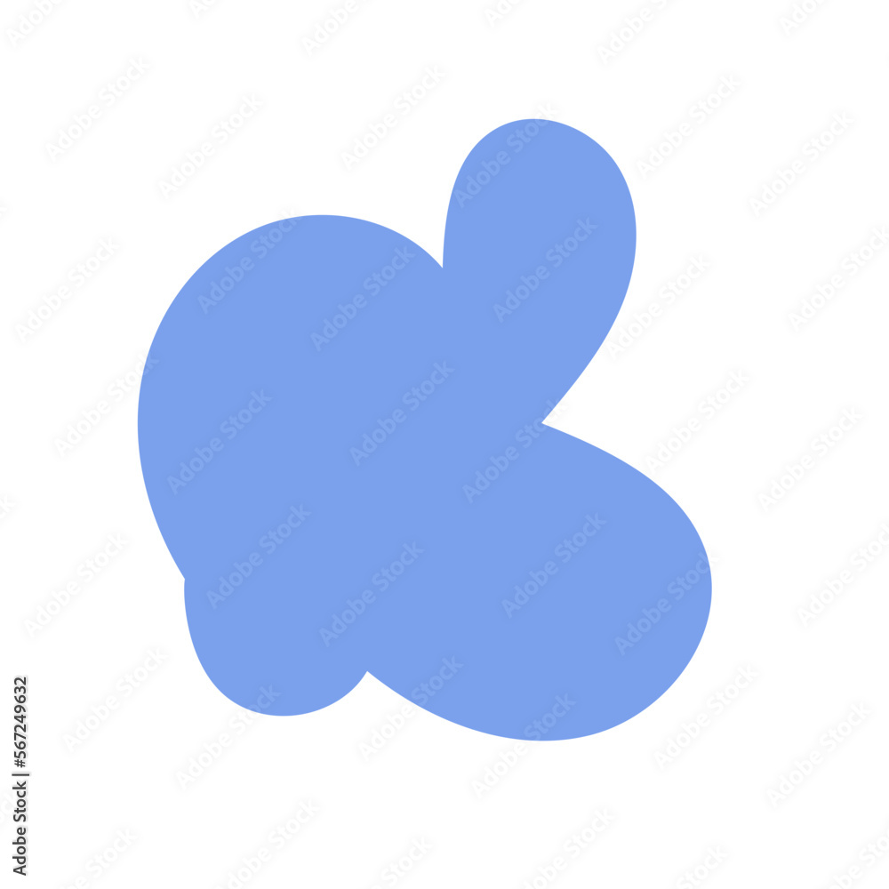 Pastel Abstract Shape Blob Decor Pastel Abstract Shape Blob Decor
