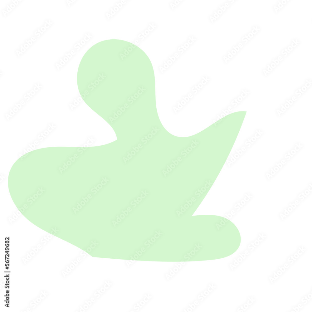 Pastel Abstract Shape Blob Decor Pastel Abstract Shape Blob Decor