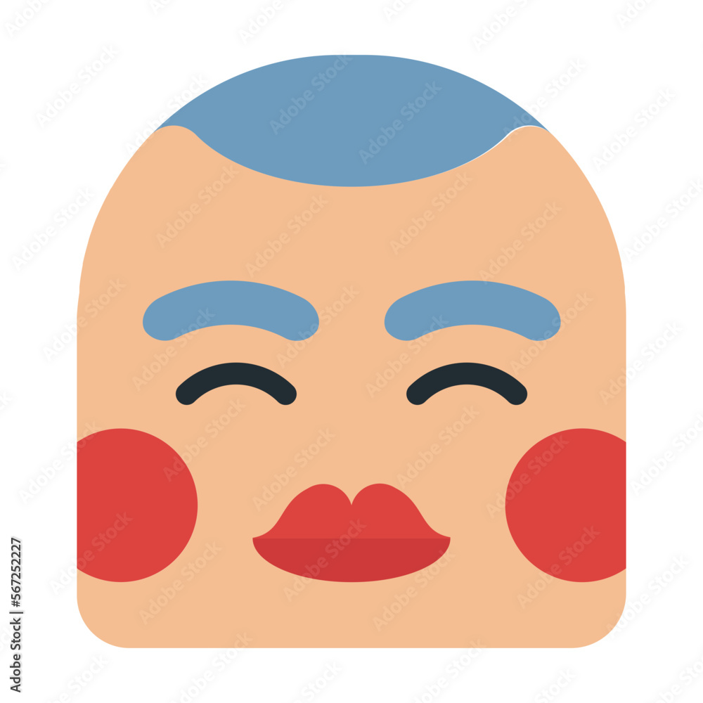 Chinese Mask flat icon Chinese Mask flat icon