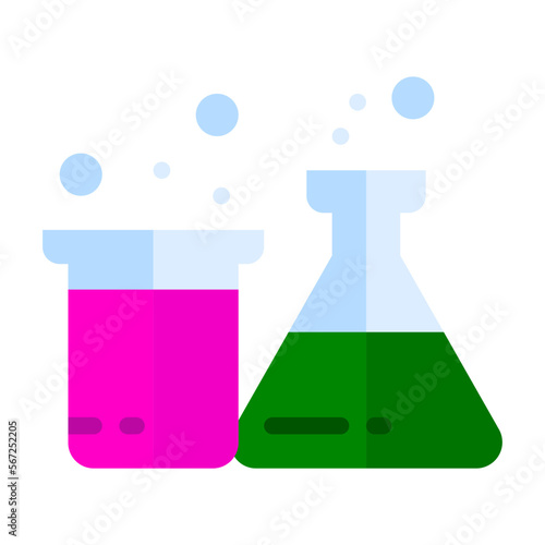 Chemistry flat icon