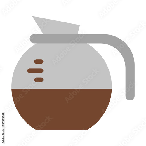 coffee pot flat icon