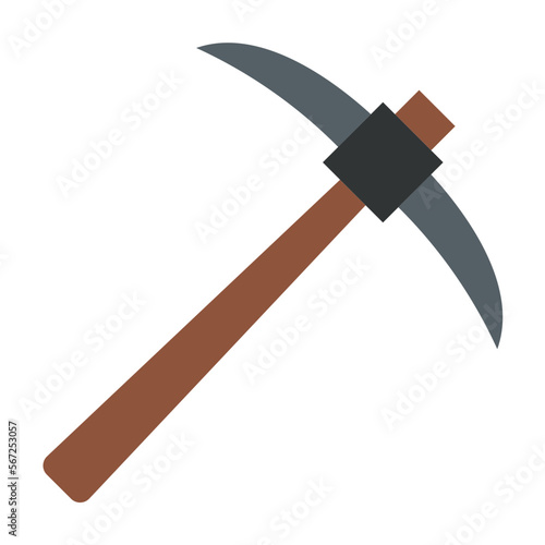 hoe flat icon