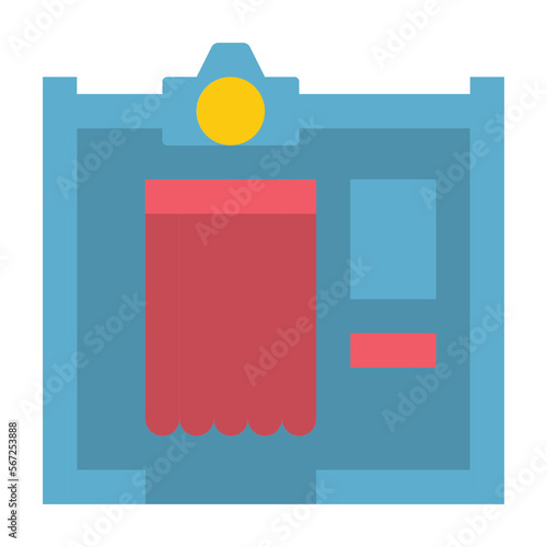 photo booth flat icon