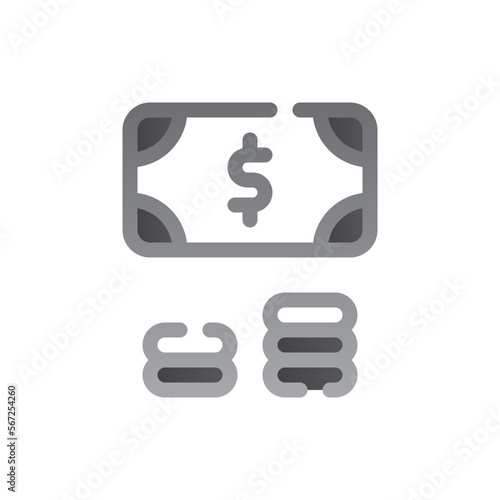 money two tone gradient icon © HacaStudio
