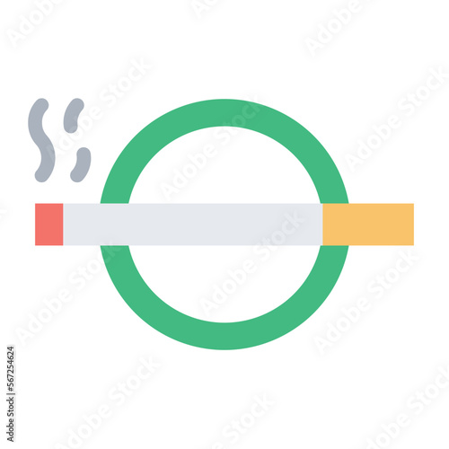 smoking Area flat icon