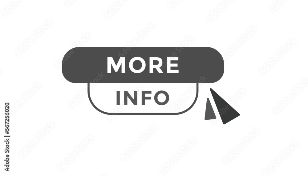 More info button web banner templates. Vector Illustration
More info button web banner templates. Vector Illustration