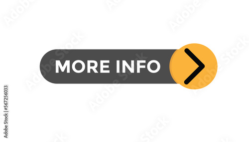 More info button web banner templates. Vector Illustration
