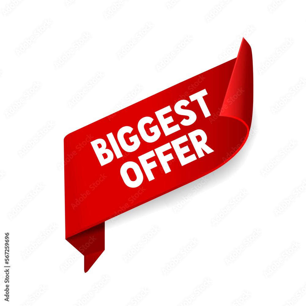Biggest offer announcement banner. Modern banner Design elements for promotional sale, great discount promotion, vector illustration. Biggest offer announcement banner. Modern banner Design elements for promotional sale, great discount promotion, vector illustration.