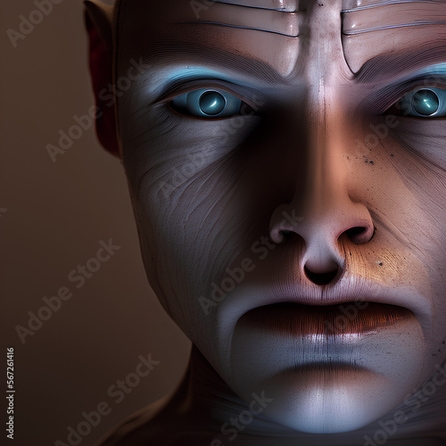 Portrait of a Humanoid alie...