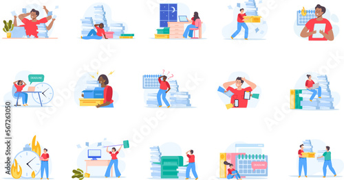 Business Stress Flat Compositions
