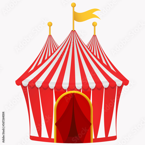 circus tent vector illustration