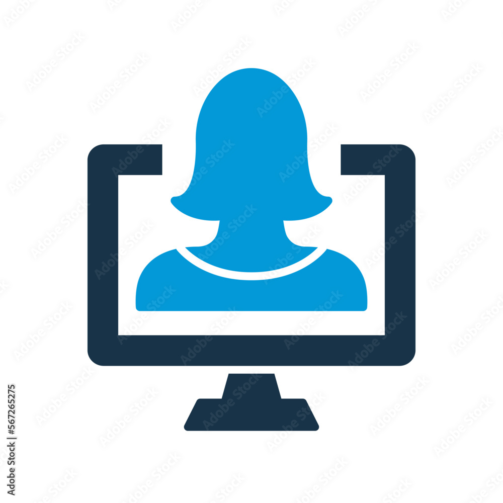 Online Education Silhouette Icon. Distant Education, E-learning, Online Webinar and Consultation. Online Training Icon. Teacher and Laptop pictogram. Vector Isolated Illustration Online Education Silhouette Icon. Distant Education, E-learning, Online Webinar and Consultation. Online Training Icon. Teacher and Laptop pictogram. Vector Isolated Illustration