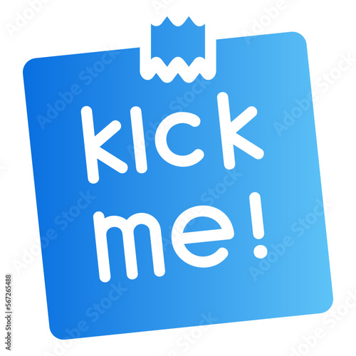 kickme gradient icon photo