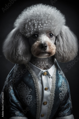 Poodle portrait © devee