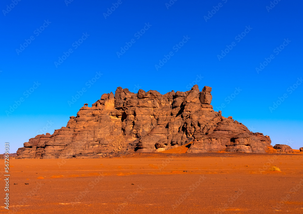 Rocks formation in Sahara desert, Tassili N'Ajjer National Park, Tadrart Rouge, Algeria Rocks formation in Sahara desert, Tassili N'Ajjer National Park, Tadrart Rouge, Algeria