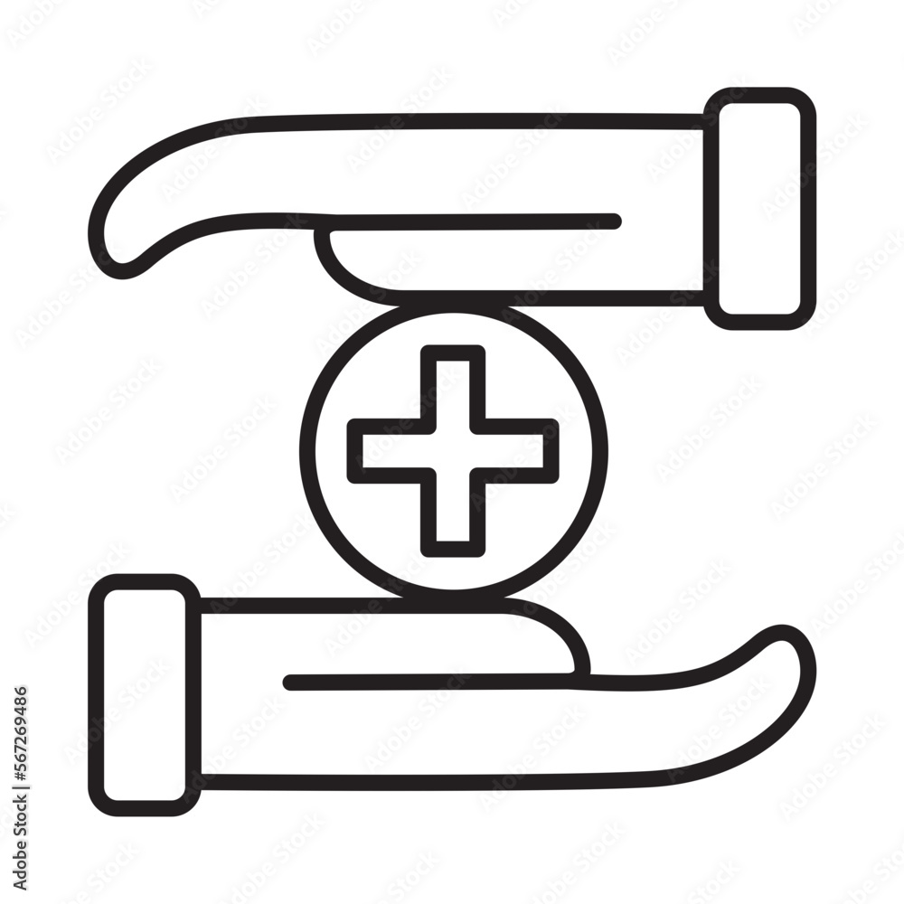 Obraz premium HEALTH CARE design vector icon