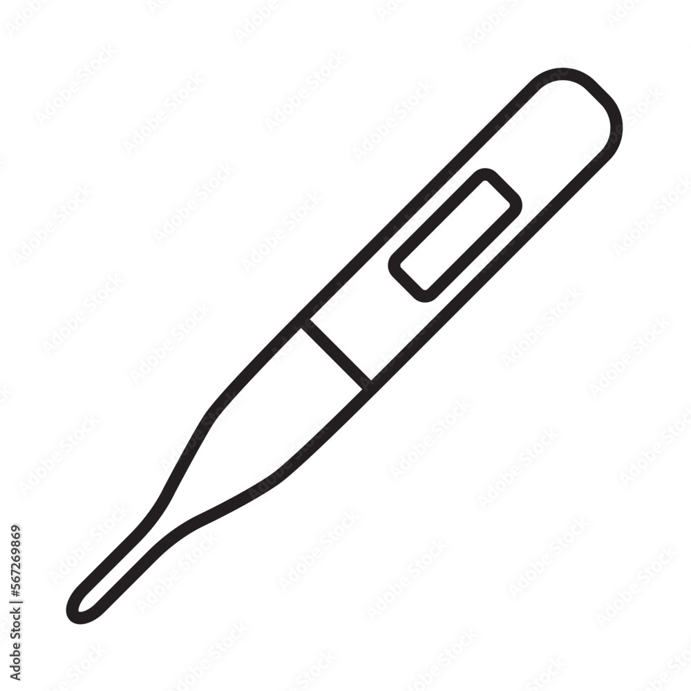 THERMOMETER design vector icon THERMOMETER design vector icon