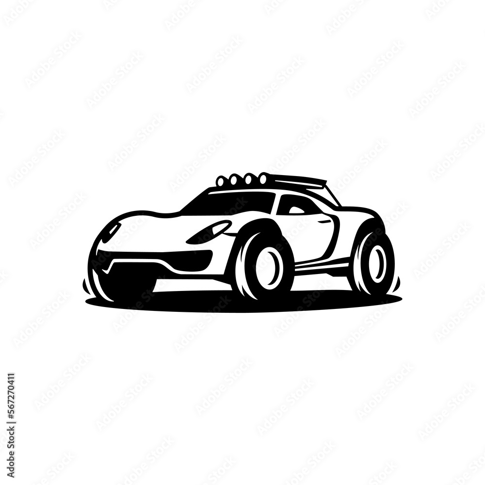 vector luxury car off road mode for logo on vector. use for logo car community vector luxury car off road mode for logo on vector. use for logo car community