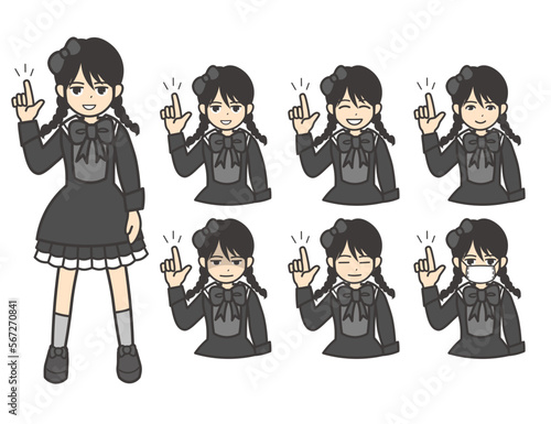 ゴスロリ ワンポイント 01