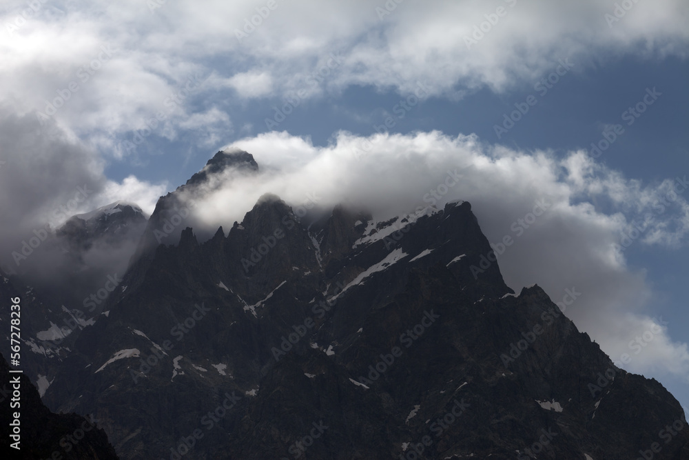 Rocks in clouds Rocks in clouds