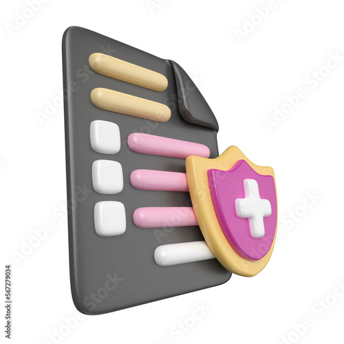 Insurance 3D Illustration Icon