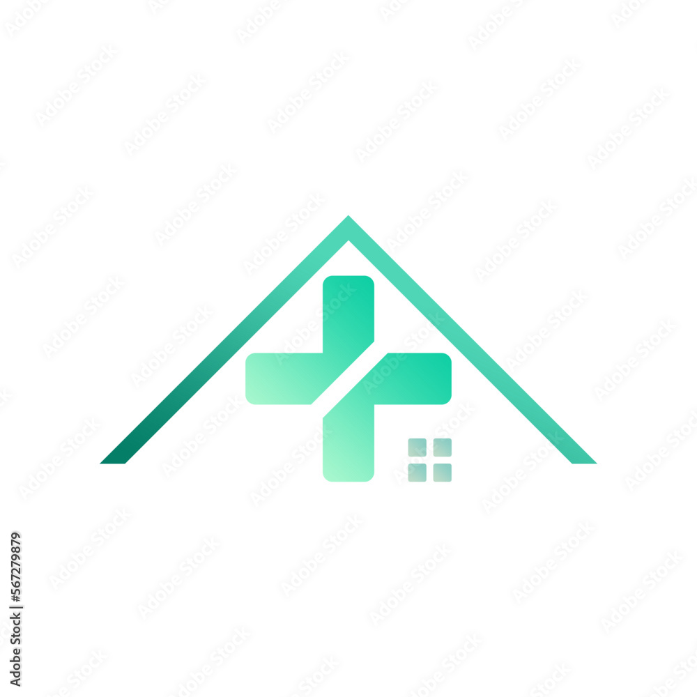 vector green health house with an elegant and luxurious style, suitable for use in all fields vector green health house with an elegant and luxurious style, suitable for use in all fields
