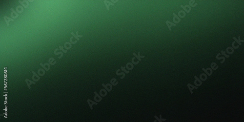 Abstract dark background with hints of green colors and gradient, wide wallpaper for web design and ad banners © Nolan