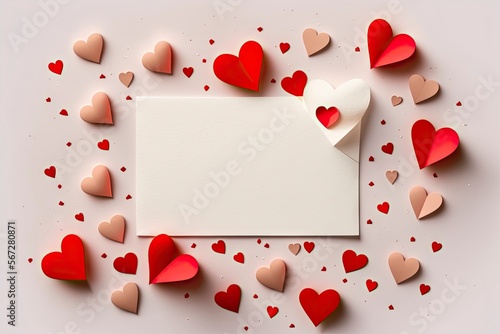 Valentine's Day Card, invitation, Message © BrightFuture