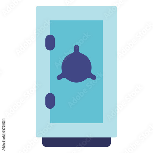 safety box flat illustration