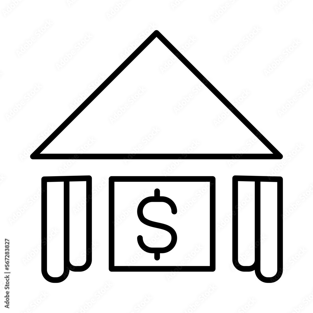 Bank Sake design vector icon Bank Sake design vector icon