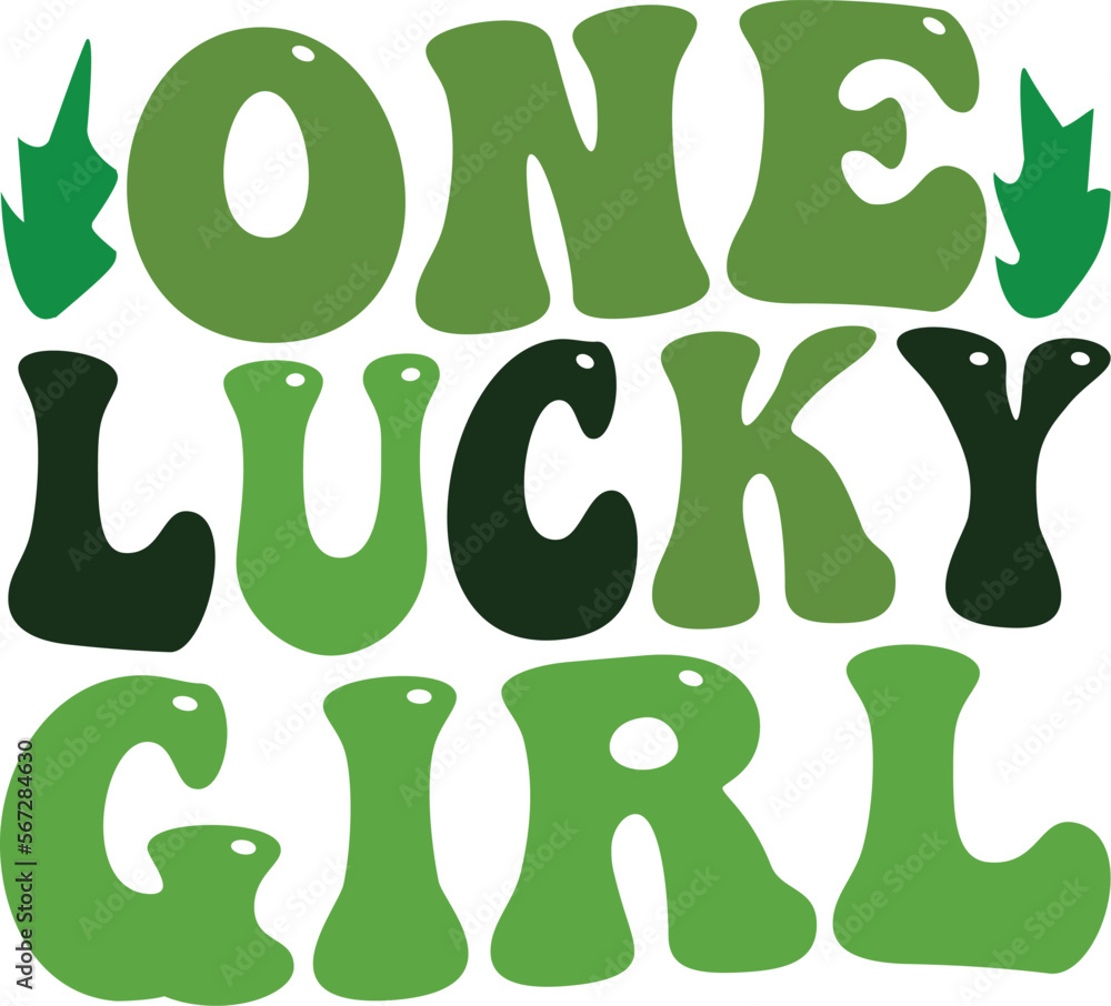 One lucky girl One lucky girl
