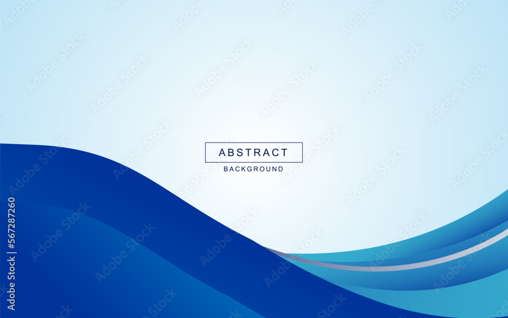 Vector blue curve frame background Vector blue curve frame background