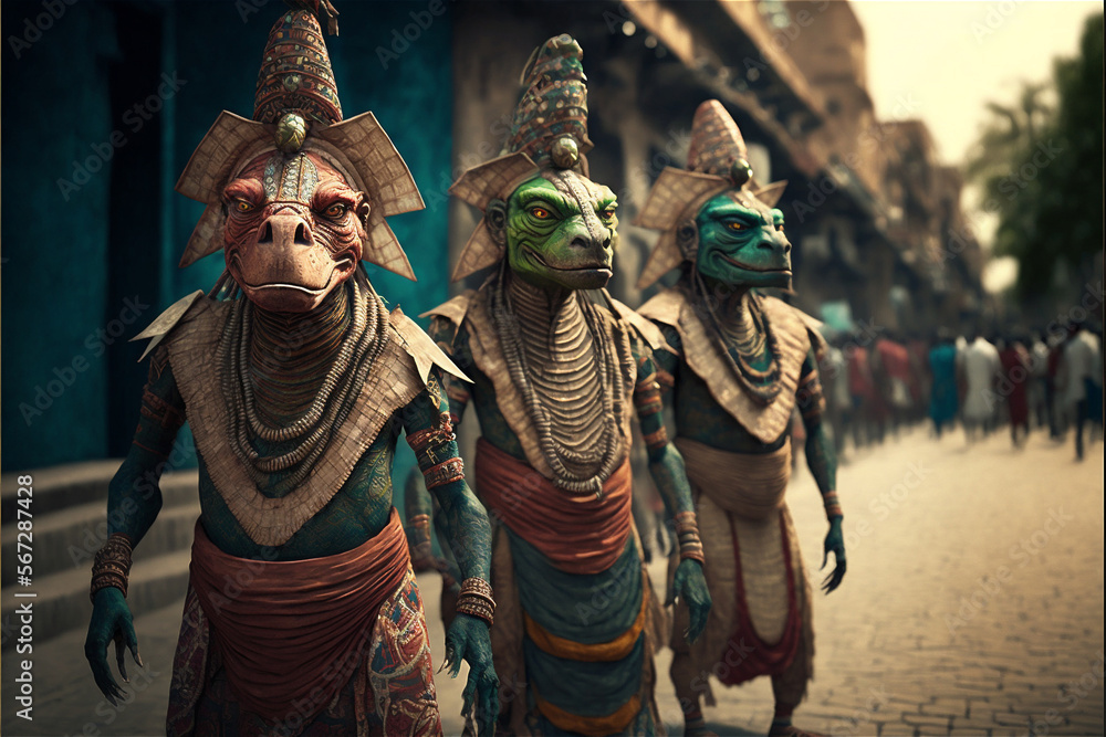 Reptilians living among us since the mayan people